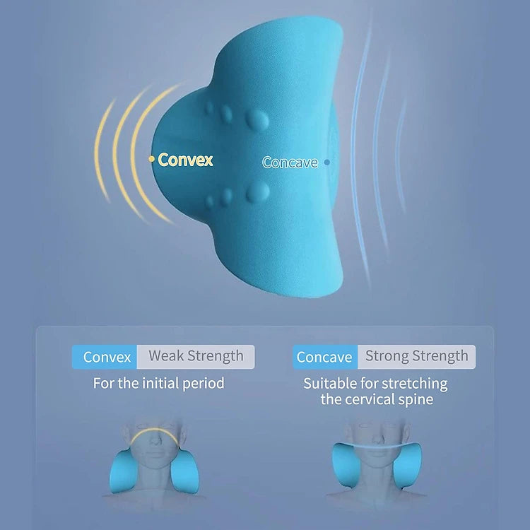 HEALWELL™ Cervical Traction Pillow – Neck & Shoulder Relaxer